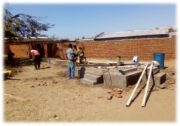 SMOT - borehole construction materials on site