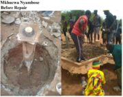 Think Souls Organisation - a borehole undergoing repairs