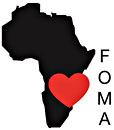 FOMA logo Africa outline